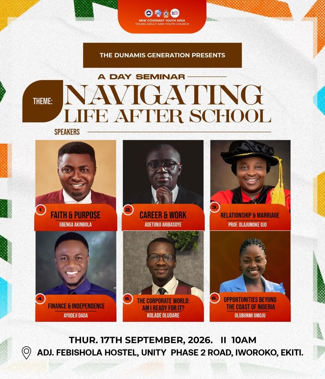 Navigating Life After School Seminar